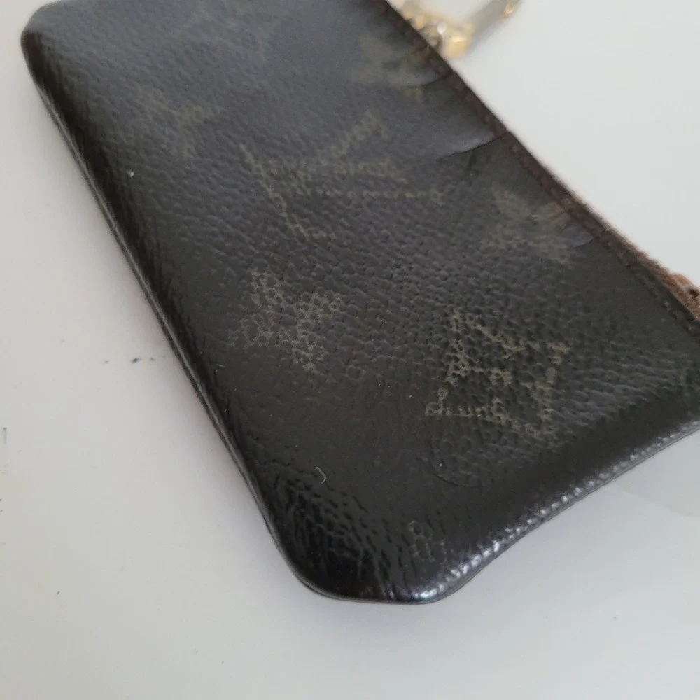 Louis Vuitton Monogram Cles Key Pouch Vintage Brown Canvas Wallet M62650